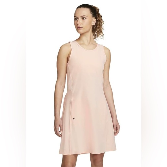 NWT Nike Womens Dri-FIT Ace Golf Dress, Artic Orange /salmon size M - Picture 1 of 11